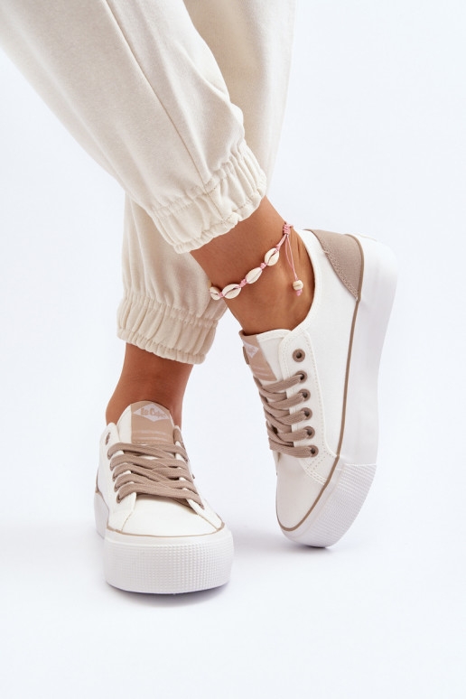  Laisvalaikio bateliai Lee Cooper LCIN-24-31-2198 baltos spalvos