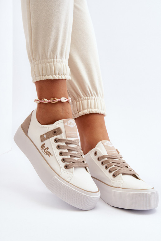  Laisvalaikio bateliai Lee Cooper LCIN-24-31-2198 baltos spalvos