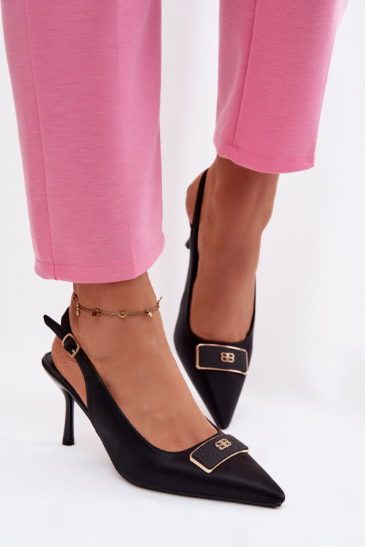 aukštakulnės basutės Moteriškas Su puošniais Detalem juodos spalvos Lurella