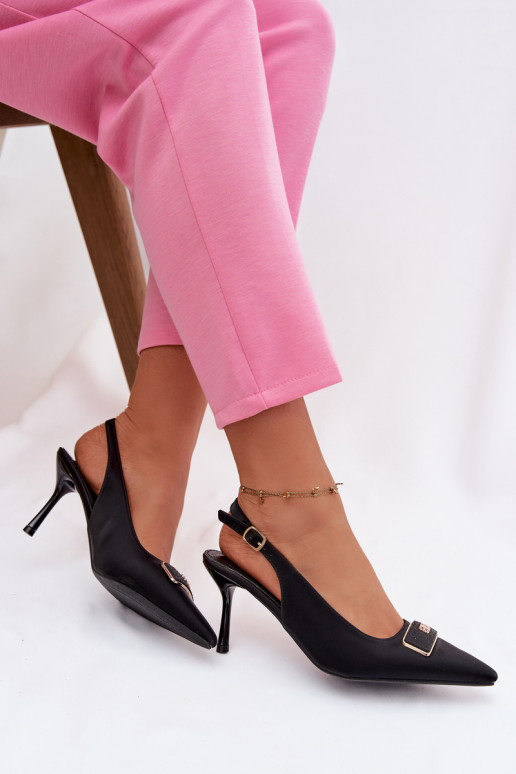 aukštakulnės basutės Moteriškas Su puošniais Detalem juodos spalvos Lurella