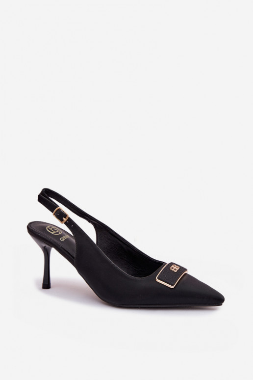 aukštakulnės basutės Moteriškas Su puošniais Detalem juodos spalvos Lurella