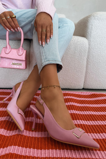 aukštakulnės basutės Moteriškas Su puošniais Detalem rožinės spalvos Lurella