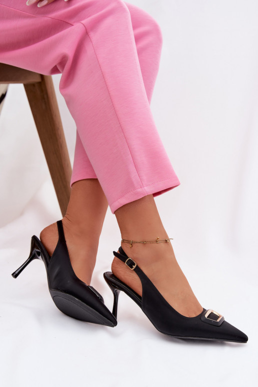 aukštakulnės basutės Moteriškas dekoruoti juodos spalvos Palerine