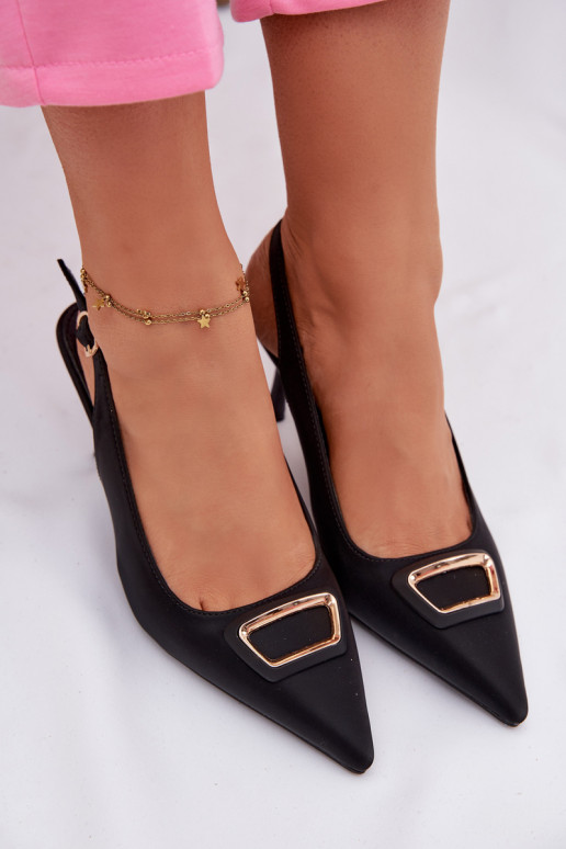 aukštakulnės basutės Moteriškas dekoruoti juodos spalvos Palerine