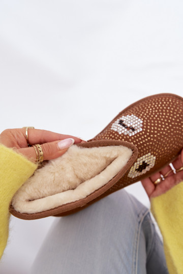 Dekoruotos Aukštas sniego batai Moteriškas rudos spalvos Galivra 2