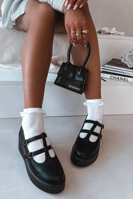 batai Moteriškas Ant platformos su juostelėmis juodos spalvos Jesivelle