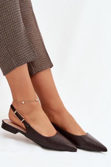 Šokoladinės Iverelle balerinukės su auksinėmis sagtimis