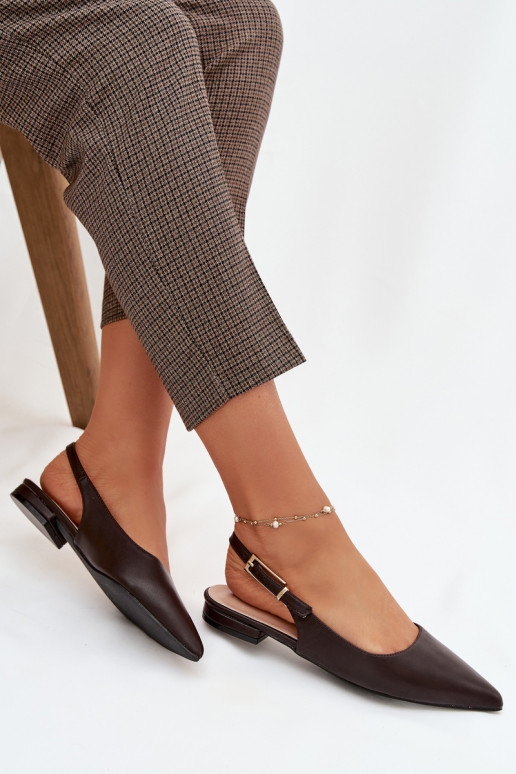 Šokoladinės Iverelle balerinukės su auksinėmis sagtimis