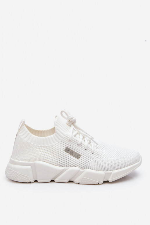 Moteriškas  Sneakers modelio batai Memory Foam System Big Star JJ274268 baltos spalvos