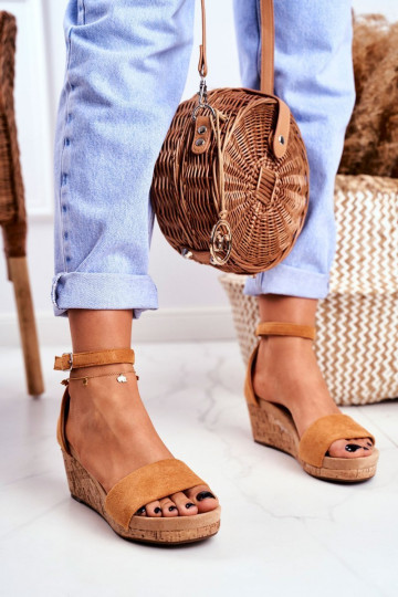 Moteriškos basutės Ant platformos rudos spalvos Tai turirryMe 2