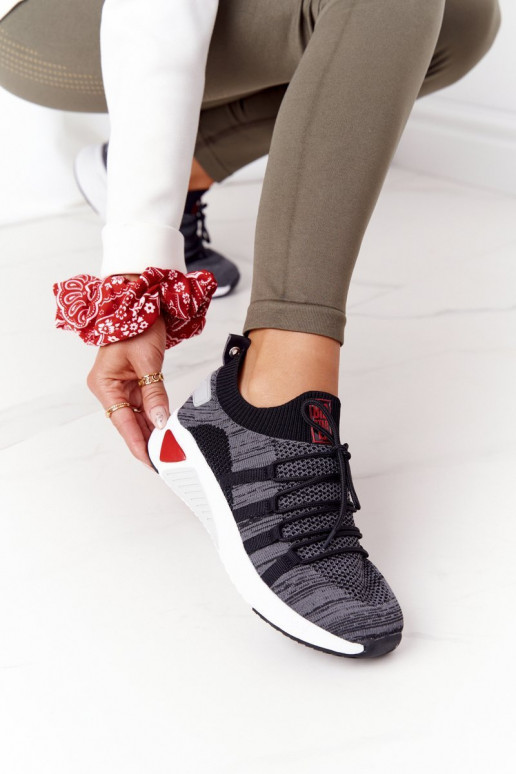 Moteriškas Sportinio stiliaus batai Memory Foam Big Star HH274532 pilkos spalvos