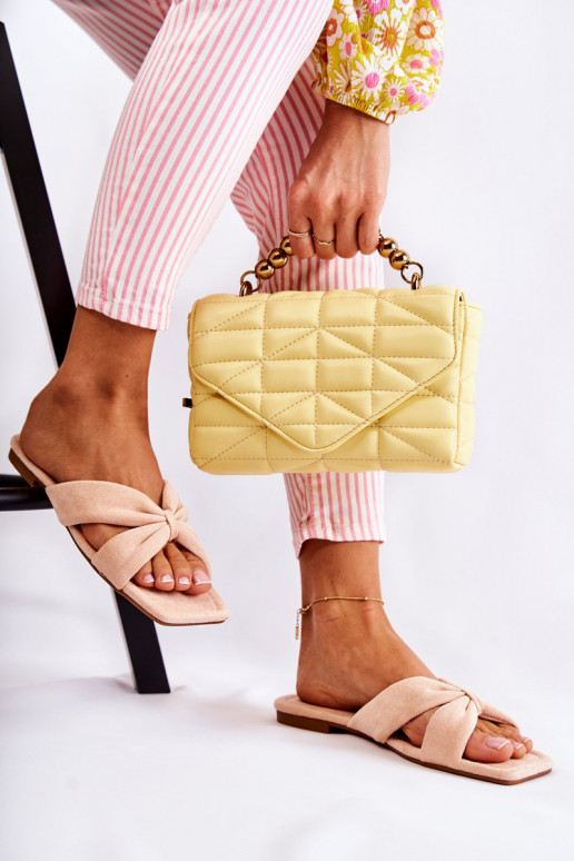 Moteriškas veliūriniai Šlepetės Šviesaus rausvo atspalvio Vanilla Sky