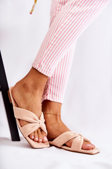 Moteriškas veliūriniai Šlepetės Šviesaus rausvo atspalvio Vanilla Sky 2