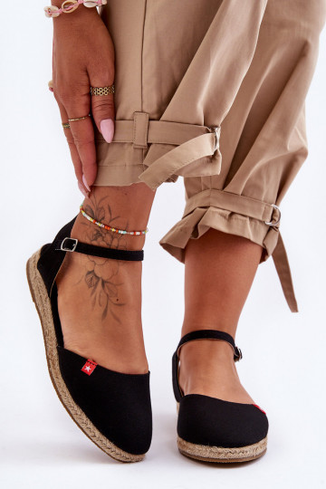 Moteriškas espadrilės su platforma Big Star FF274526 juodos spalvos 2