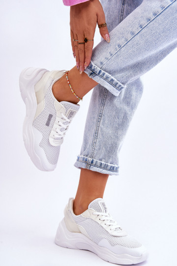 Moteriškas  sportiniai bateliai Memory Foam System Big Star LL274A064 baltos spalvos 2