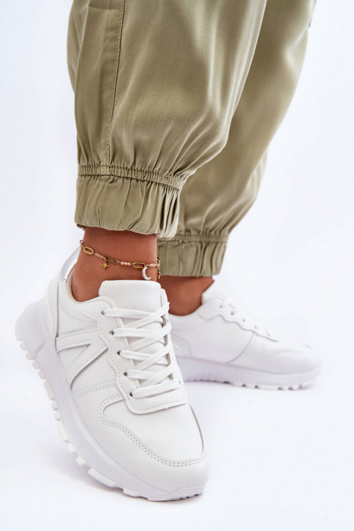 Oda Moteriškas sportiniai bateliai baltos spalvos Kabama