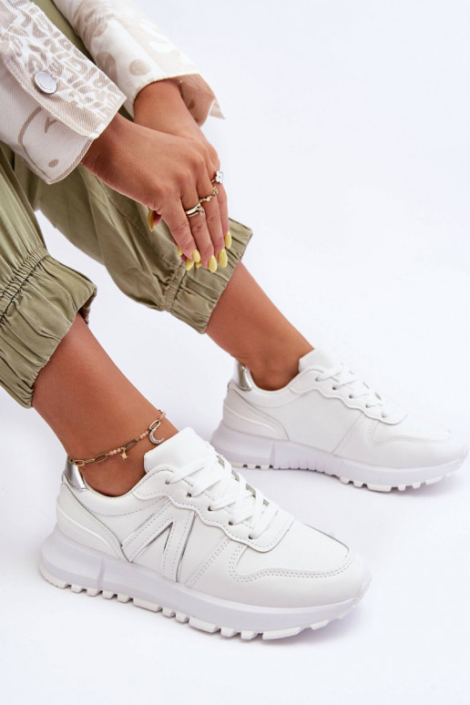 Oda Moteriškas sportiniai bateliai baltos spalvos Kabama