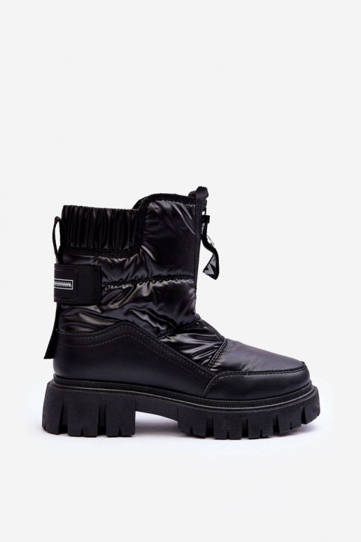 Aukštas sniego batai Moteriškas pašiltinti juodos spalvos Freoc