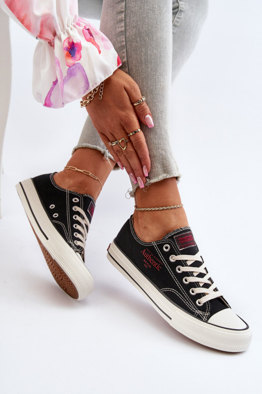 Moteriški batai Big Star NN274234 juodos spalvos