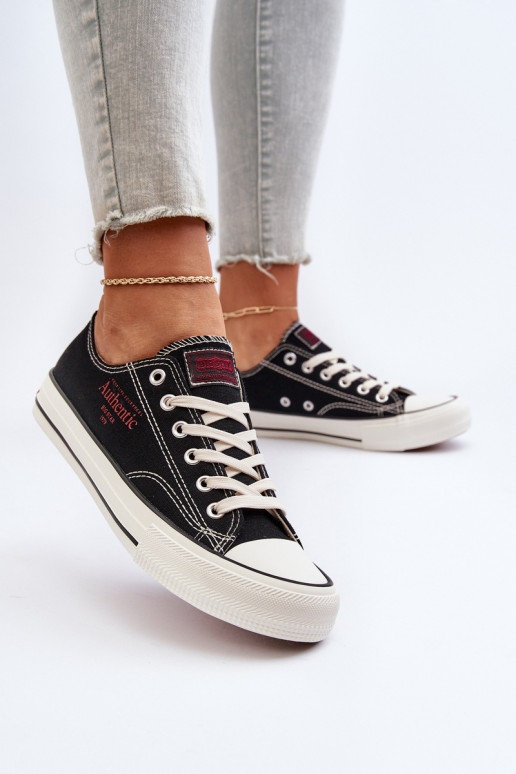 Moteriški batai Big Star NN274234 juodos spalvos