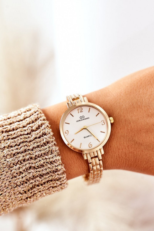 Laikrodis Ant apyrankės Giorgio&Dario aukso spalvos