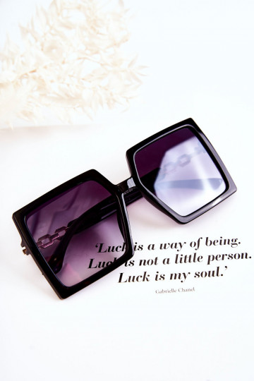 Didelis Akiniai nuo saulės Kvadratas V130043 juodos spalvos 2