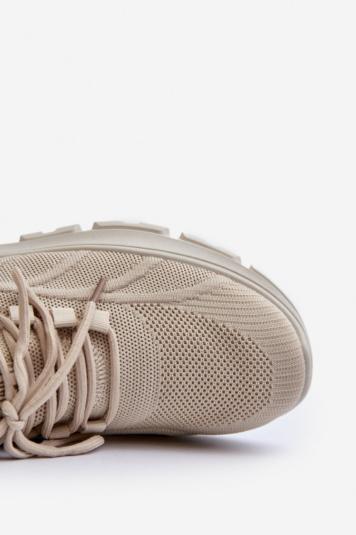 Sneakers modelio batai Vyriški HI-POLY SYSTEM Big Star NN174469 smėlio spalvos