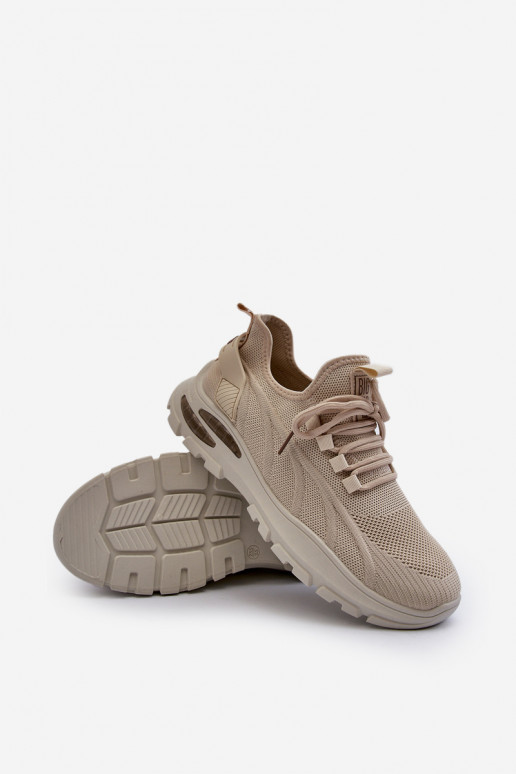 Sneakers modelio batai Vyriški HI-POLY SYSTEM Big Star NN174469 smėlio spalvos