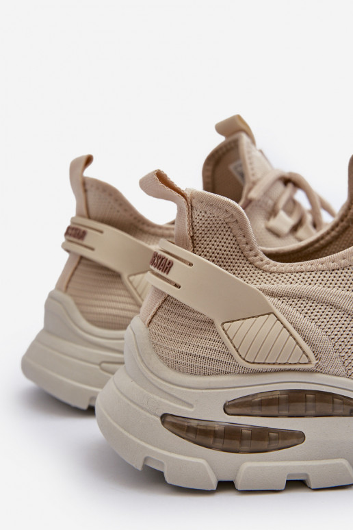 Sneakers modelio batai Vyriški HI-POLY SYSTEM Big Star NN174469 smėlio spalvos