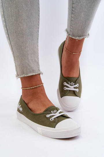 Sportbačiai Laisvalaikio bateliai Lee Cooper LCIN-24-31-2729 žalios spalvos