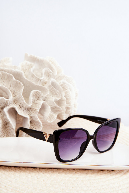 Moteriškas Akiniai nuo saulės juodos spalvos