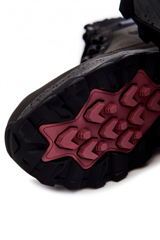 Vyriški Pašiltinti žygio batai Cross Jeans KK1R4027C juodos spalvos