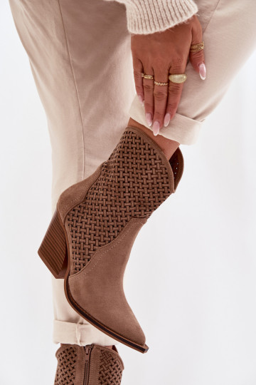 su aužūro elementais Moteriški aulinukai smėlio spalvos Rivorina