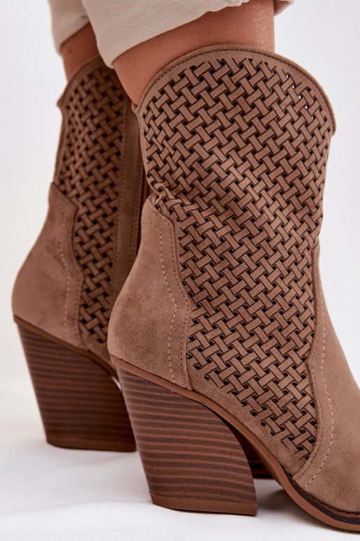 su aužūro elementais Moteriški aulinukai smėlio spalvos Rivorina