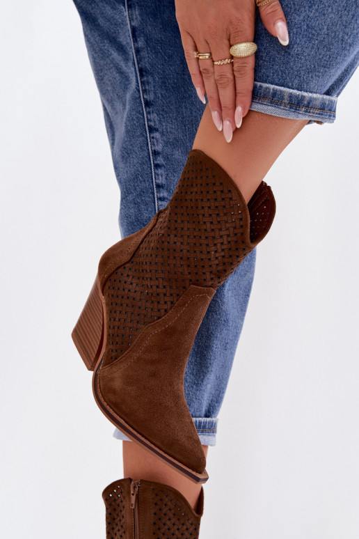 su aužūro elementais Moteriški aulinukai rudos spalvos Rivorina