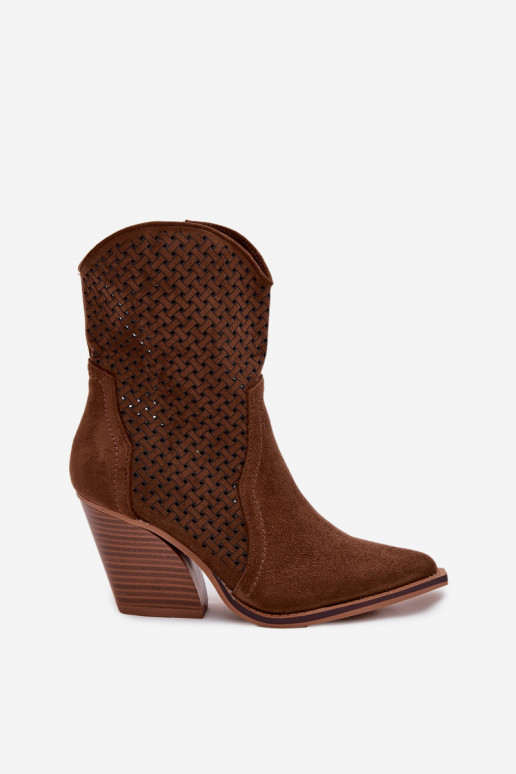 su aužūro elementais Moteriški aulinukai rudos spalvos Rivorina