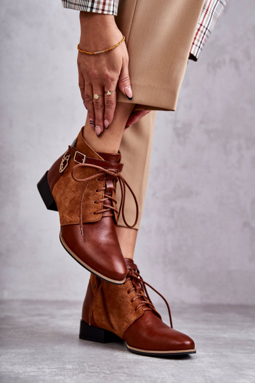 Moteriški aulinukai Avalynė Tai turiciejka 5743A-29 rudos spalvos