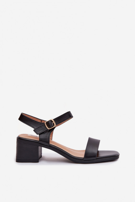 Moteriškos basutės Eko Oda Klocke juodos spalvos Sabela