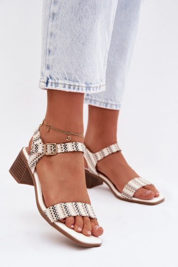 Moteriškos basutės Klocke baltos spalvos Sabela 2