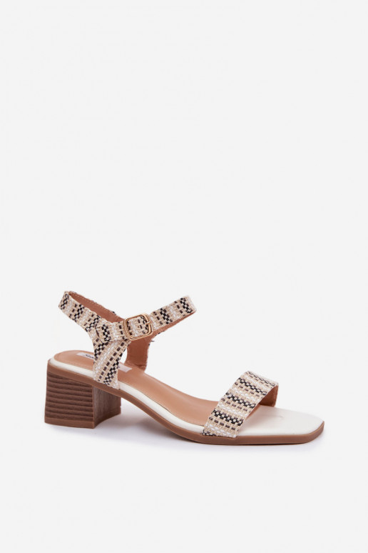 Moteriškos basutės Klocke baltos spalvos Sabela