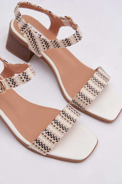 Moteriškos basutės Klocke baltos spalvos Sabela