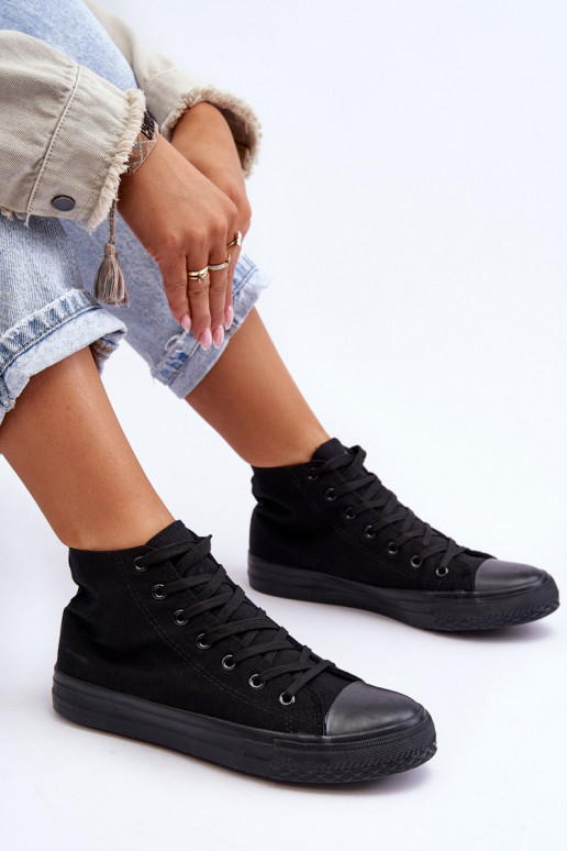 Laisvalaikio bateliai juodos spalvos Socerio