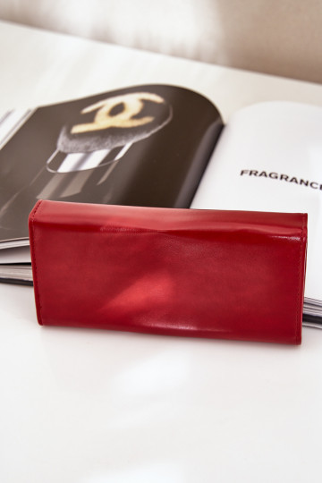 Eko Odinė Gładki Moteriška piniginė raudonos spalvos Erolia 2