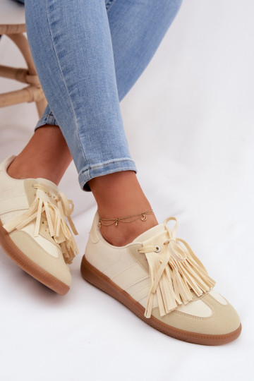 Sneakers modelio batai Moteriškas su kutais geltonos spalvos Dorivelle