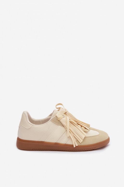 Sneakers modelio batai Moteriškas su kutais geltonos spalvos Dorivelle