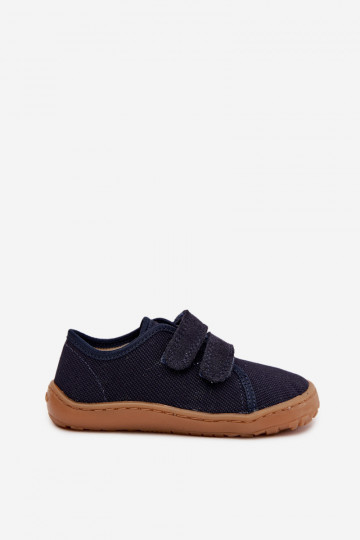 Vaikų basojo ėjimo šlepetės Froddo Canvas G1700440-2 tamsiai mėlynos spalvos 2