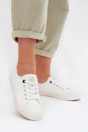 Laisvalaikio bateliai iš eko odos Big Star TT274023 baltos spalvos 2