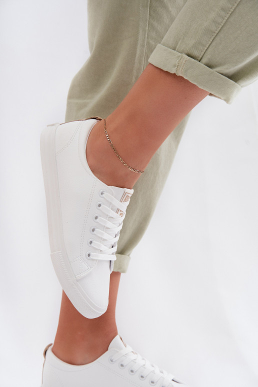 Laisvalaikio bateliai iš eko odos Big Star TT274001 baltos spalvos