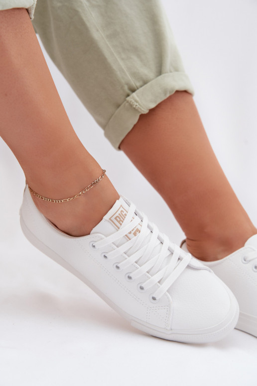 Laisvalaikio bateliai iš eko odos Big Star TT274001 baltos spalvos