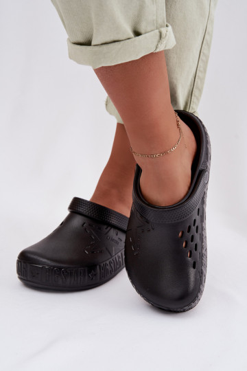 Šlepetės Klumpės Moteriškas Lengvos šlepetės Big Star TT274A084 juodos spalvos 2